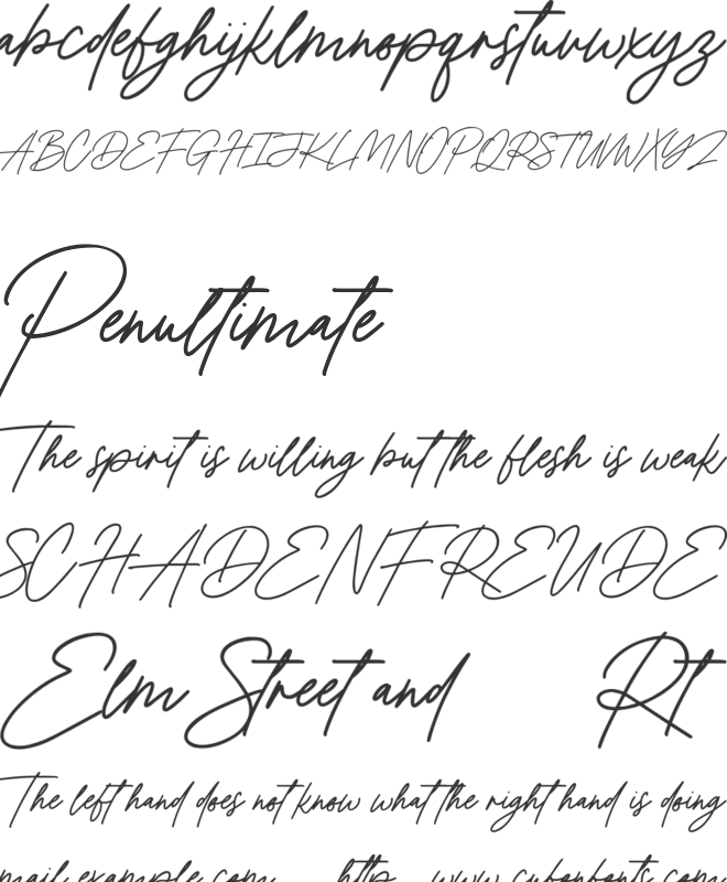 Suarte Free font preview