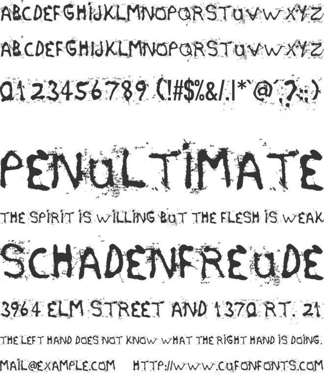 etasilicon font preview