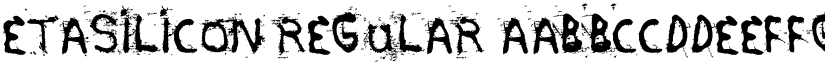 etasilicon Regular font