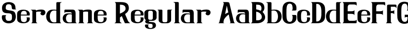 Serdane Regular font