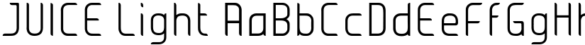 JUICE Light font