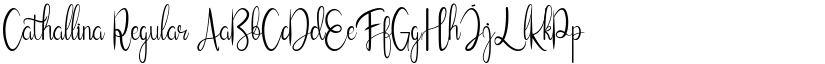 Cathallina font download