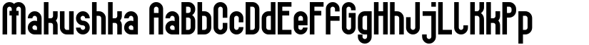 Makushka font