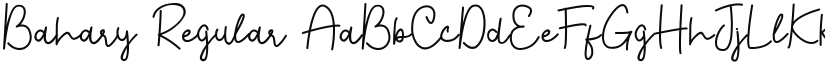 Bahary font download