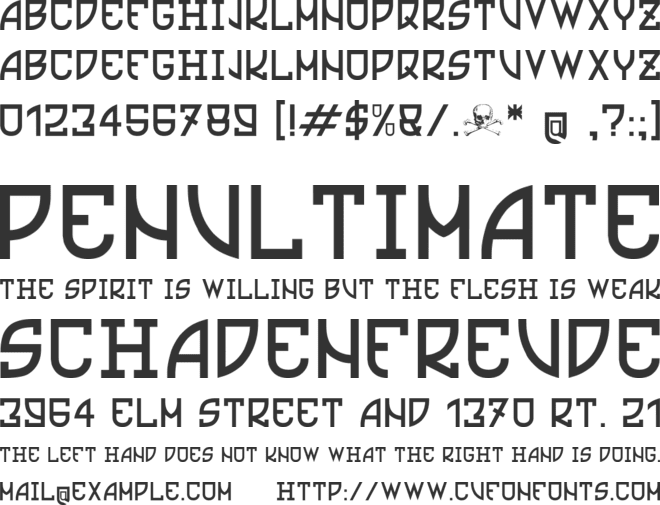 Ultras Liberi font preview
