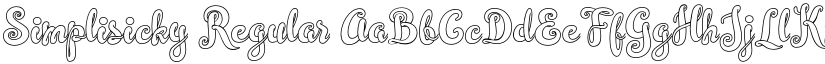 Simplisicky Regular font