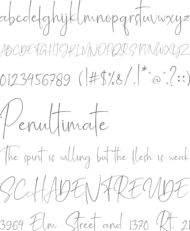 Mathelline font preview