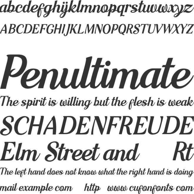 Kashie Mercy font preview