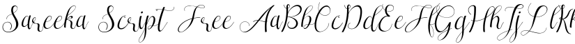 Sareeka Script Free font