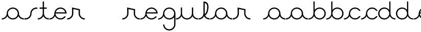 Aster 2 Regular font