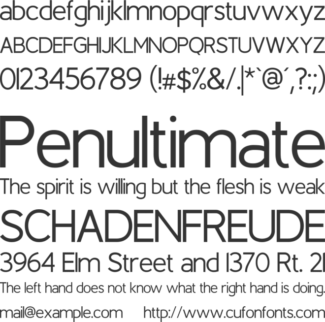 Berlin font preview