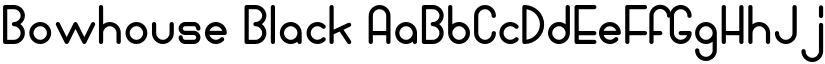 Bowhouse Black font