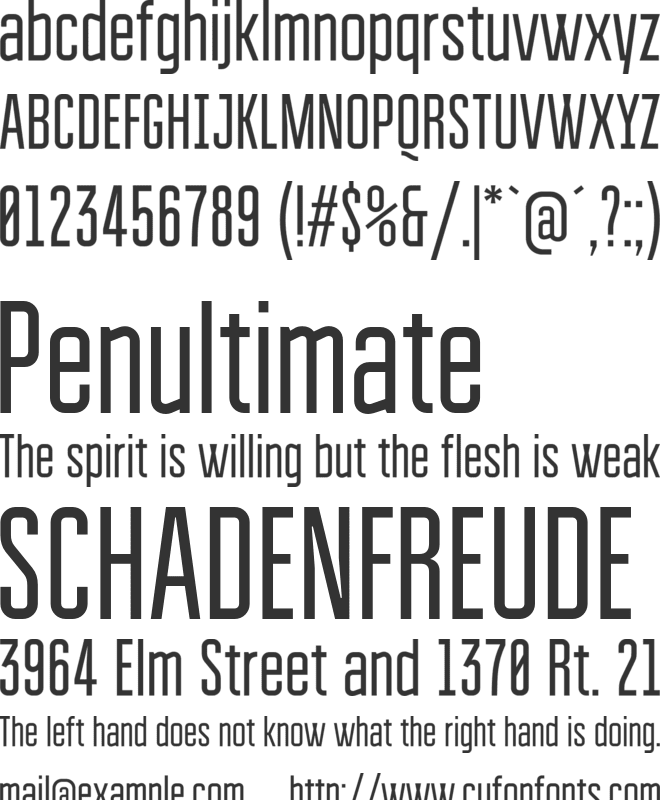 BravoRG font preview