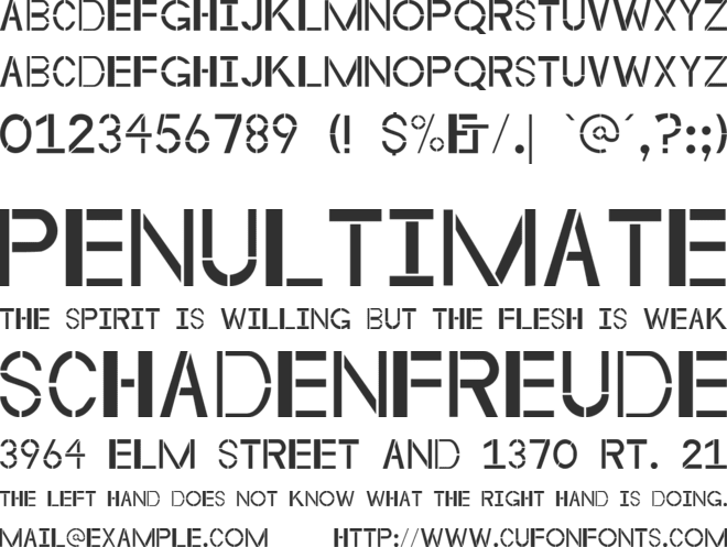 Byzantine Empire font preview