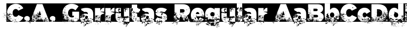 C.A. Garrutas Regular font