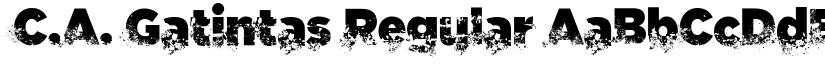 C.A. Gatintas Regular font