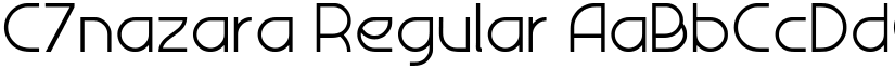 C7nazara Regular font