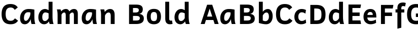 Cadman Bold font