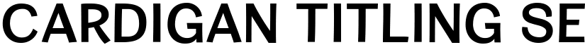 Cardigan Titling SemiBold font