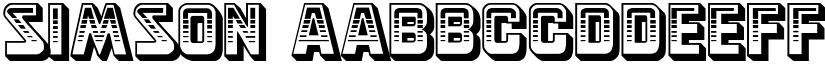 Simson font
