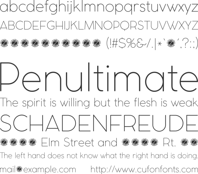 COCOMAT font preview