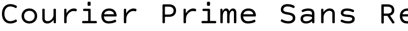 Courier Prime Sans Regular font