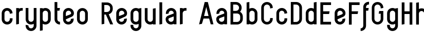 crypteo Regular font
