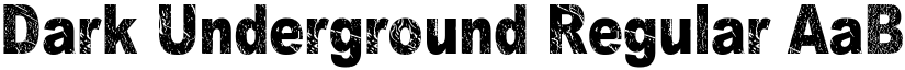 Dark Underground Regular font