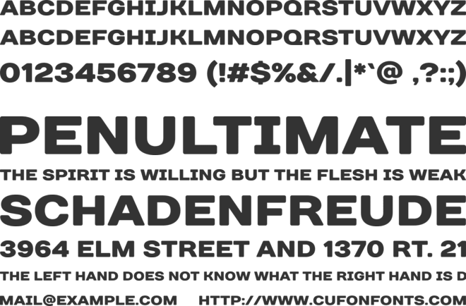 Days Sans Black font preview