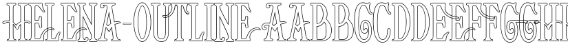 Helena-Outline font