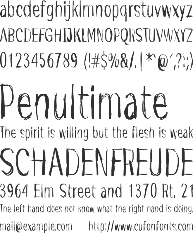Edge font preview