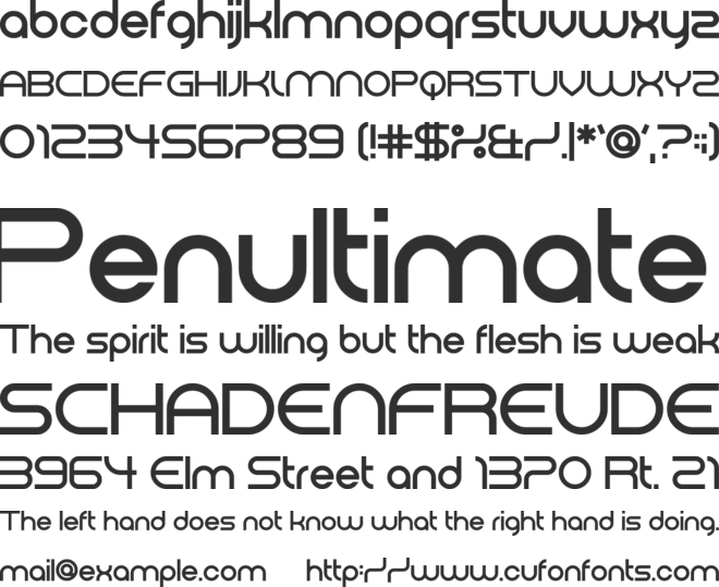Electromagnetic Lungs font preview