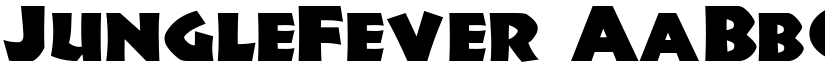 JungleFever font