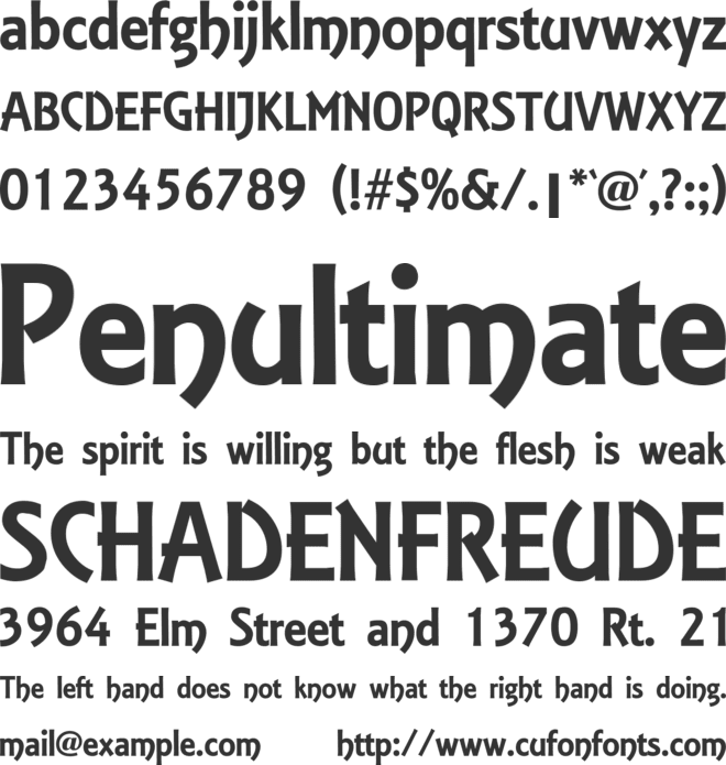 Estelle font preview