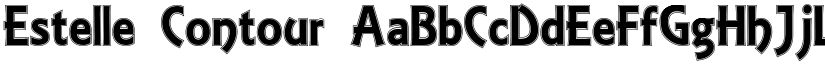 Estelle Contour font