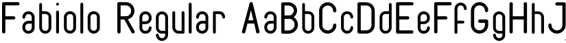 Fabiolo Regular font