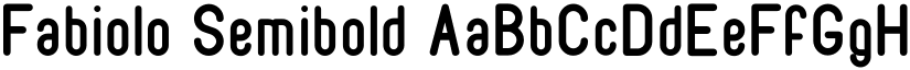 Fabiolo Semibold font