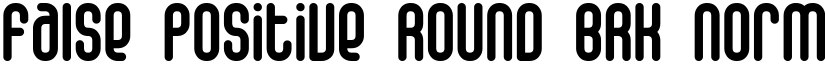 False Positive Round BRK Normal font