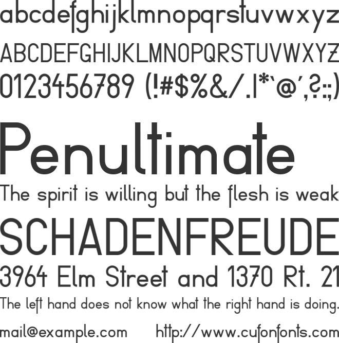 Fibel Vienna font preview