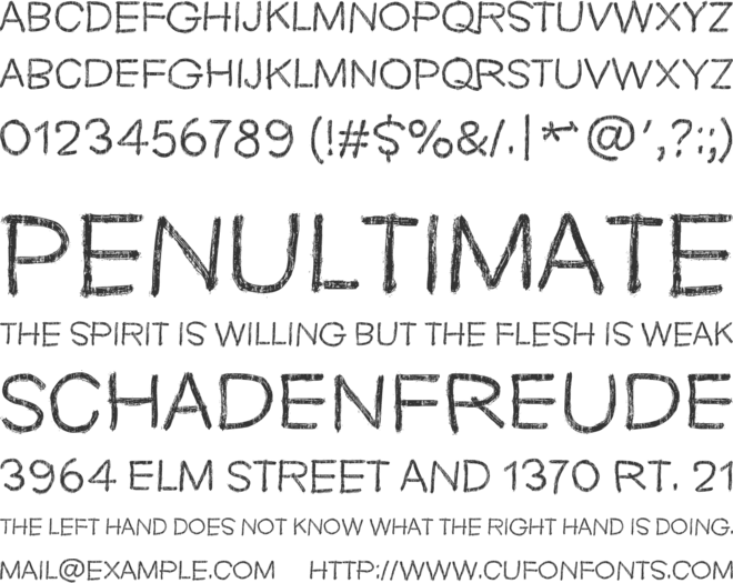 Firestarter Z font preview