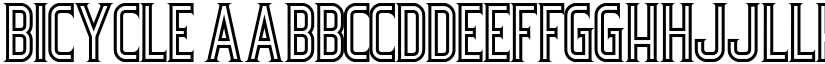 Bicycle font