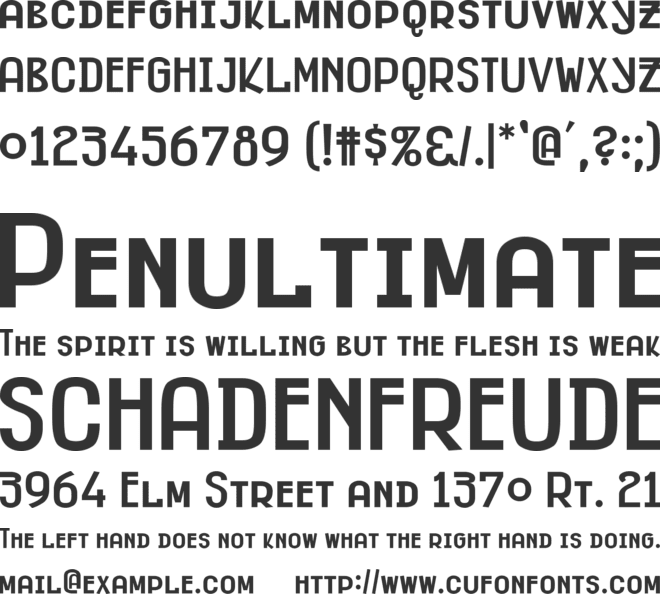 Fitzgerald Black font preview