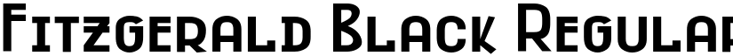 Fitzgerald Black font download