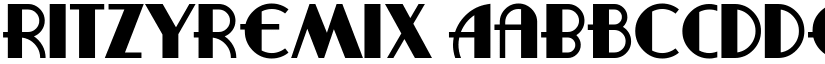RitzyRemix font