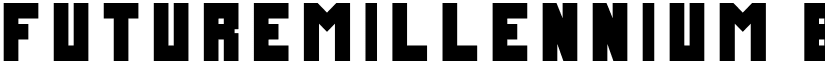 FutureMillennium Black font