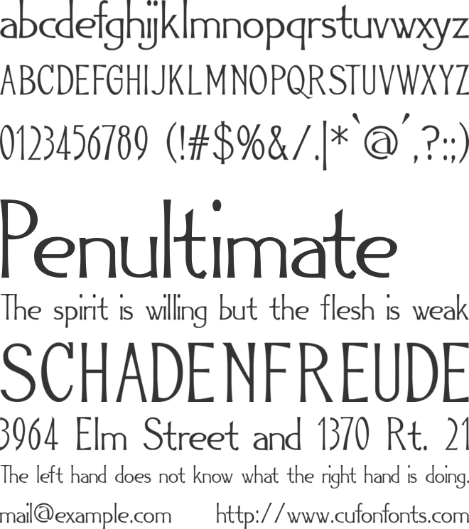 GADAQUALI font preview