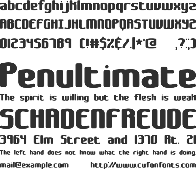 Galapogos BRK font preview