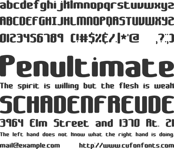 Galapogos BRK font preview