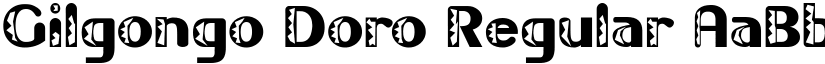 Gilgongo Doro Regular font