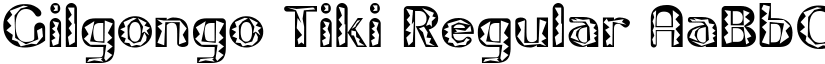 Gilgongo Tiki Regular font